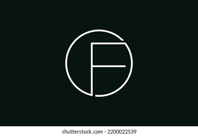 FO or OF Abstract initial monogram letter alphabet logo
