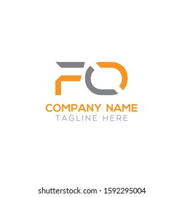 Fo Letter Logo Modern Business Vector Stock Vector (Royalty Free ...