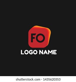 FO logo. FO company linked letter logo concept. Designed for your web site design, logo, app, UI.DO initial logo design