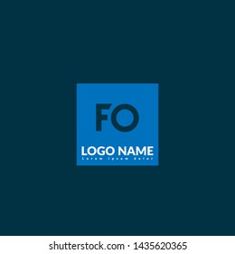 FO logo. FO company linked letter logo concept. Designed for your web site design, logo, app, UI.DO initial logo design