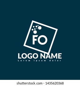 FO logo. FO company linked letter logo concept. Designed for your web site design, logo, app, UI.DO initial logo design