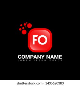 FO logo. FO company linked letter logo concept. Designed for your web site design, logo, app, UI.DO initial logo design