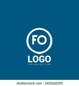 FO logo. FO company linked letter logo concept. Designed for your web site design, logo, app, UI.DO initial logo design