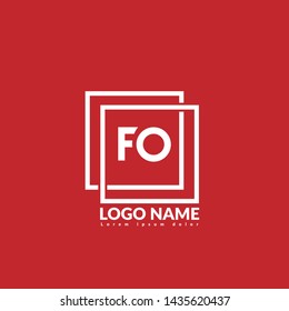 FO logo. FO company linked letter logo concept. Designed for your web site design, logo, app, UI.DO initial logo design