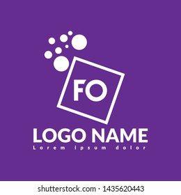 FO logo. FO company linked letter logo concept. Designed for your web site design, logo, app, UI.DO initial logo design