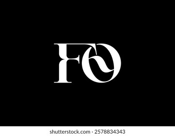FO logo desing and monogram logo
