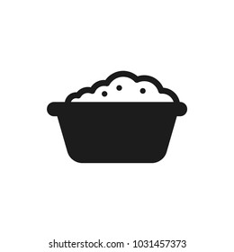 foam basin vector icon