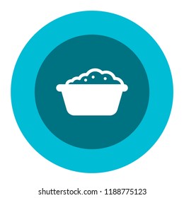 foam basin vector icon