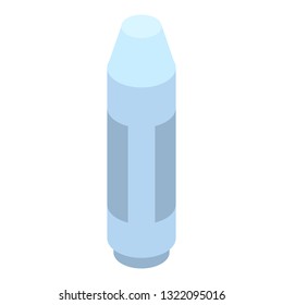 Foam bottle icon. Isometric of foam bottle vector icon for web design isolated on white background