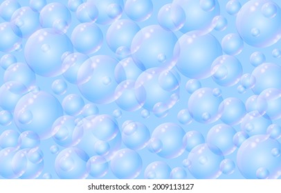 foam bubbles in the water, abstract background.