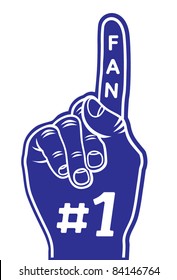 foam finger - fan finger