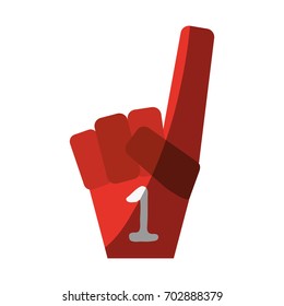 foam finger icon image