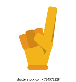 foam finger icon image 