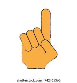 foam finger icon image 