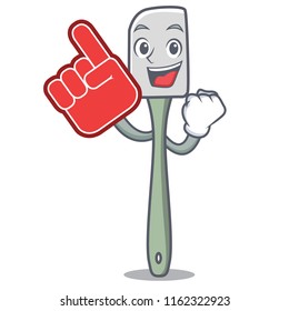 Foam finger mascot silicone spatula for mixing food