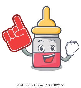 Foam finger nassal drop mascot cartoon