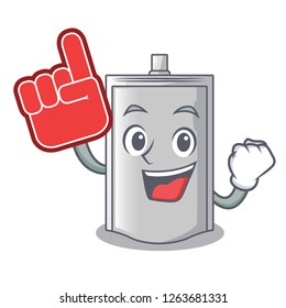 Foam finger packaging for crackers isolation cartoon product