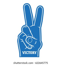 foam finger victory icon