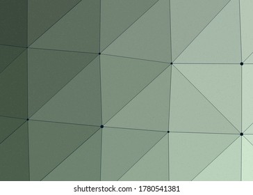 Foam Green color Abstract color Low-Polygones Generative Art background illustration