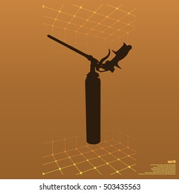 Foam gun icon
