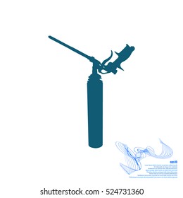 Foam gun icon