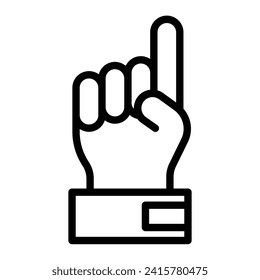Diseño de iconos de línea de vectores de mano de espuma