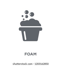 Foam icon. Foam design concept from  collection. Simple element vector illustration on white background.