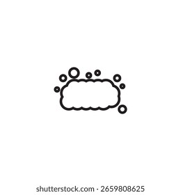 ícone de espuma ilustração elemento design