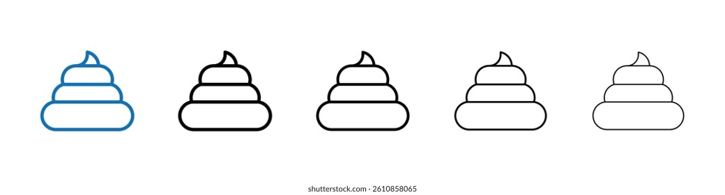 Foam icon Outline vector logo for web ui