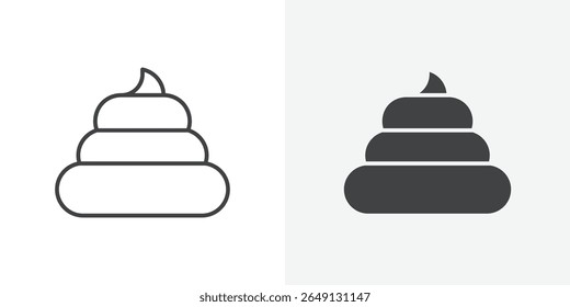 Foam icon Outline vector sign