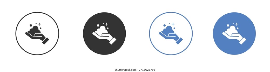 Icono de espuma simple Vector minimalista EPS