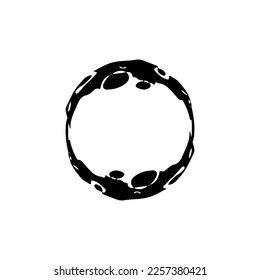 Foam icon. Simple style foam text frame poster background symbol. Foam brand logo design element. Foam t-shirt printing. vector for sticker.