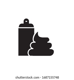 Vektorillustration mit Schaumsymbol. Schaumsymbol-Bridyldesign