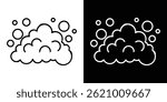 Foam icon vector for web, and mobile app