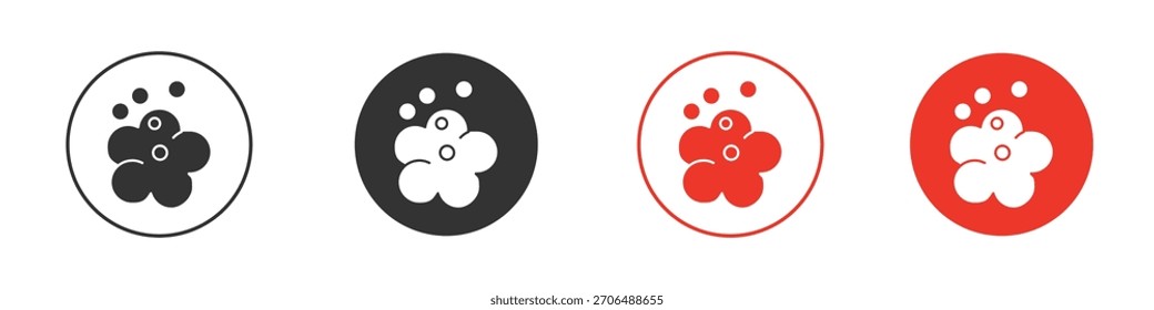 Ícone de espuma. web vetor design