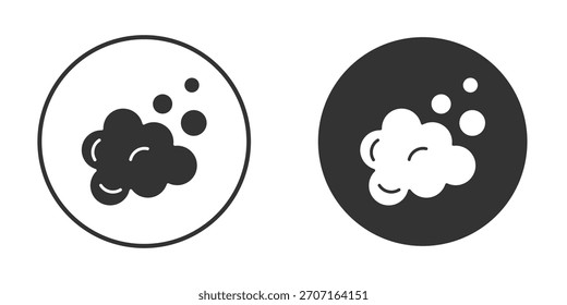 Ícone de espuma para design de site, logotipo para web e apps.