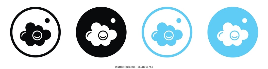 Foam icons design. vector icons for ui designs