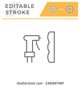 Foam Insulation Line Icon