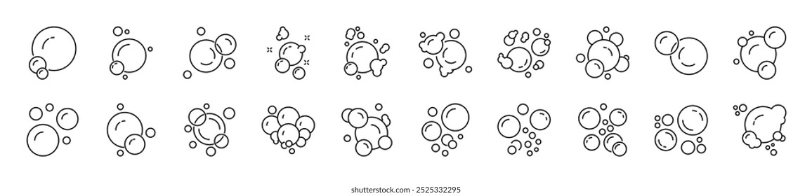 Icono moderno de la espuma. Perfecto para el diseño, infografías, Sitios web, App. 