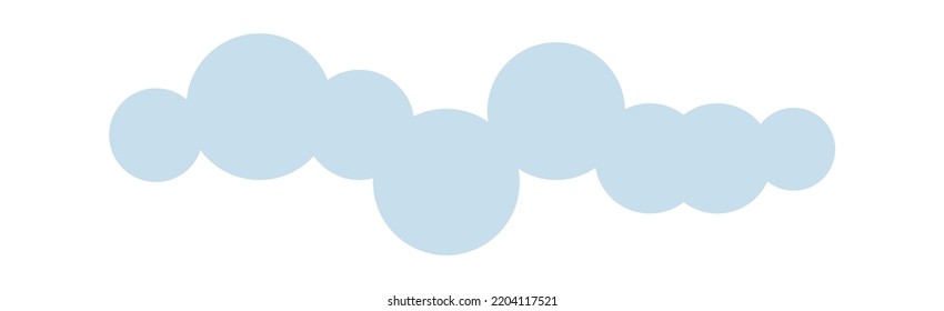 Foam simple icon. Vector illustration