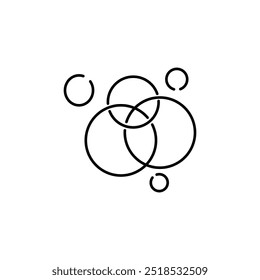 Foam Simple Linear Symbol for Infographics, Adverts, Web Sites, Apps and Other Types of Design 