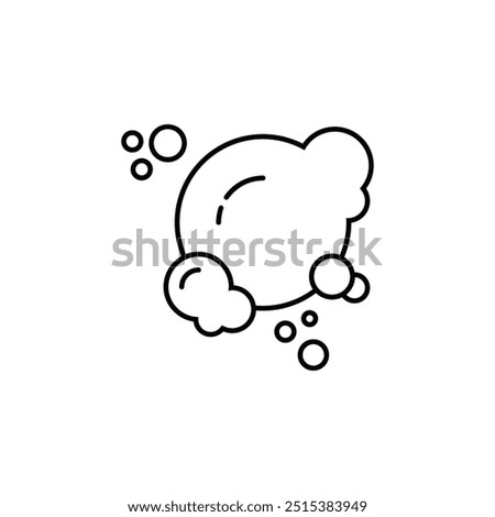 Foam Simple Linear Symbol for Various Types of Design