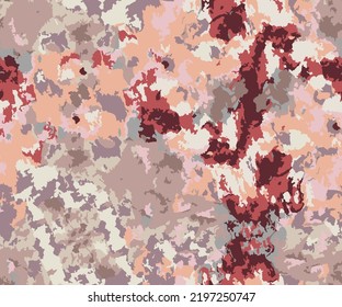 Foam smoke pattern image. Abstract marble texture. 2d illustration. Water hand made. Colorful handmade art. Dense pink background . Backdrop layer. Ink abstraction.
