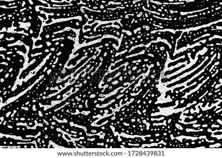 Foam soap white bubble on black background. Abstract liquid shampoo grunge. Clean water suds texture in bath. House cleaning concept.