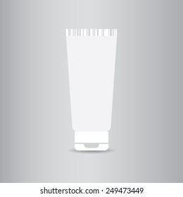 foam tube flat icon  vector illustration eps10