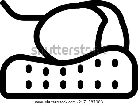 foam Vector illustration on a transparent background. Premium quality symmbols. Thin line vector icons for concept and graphic design. 
