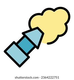 Foam wash icon outline vector. Service carwash. Clean window color flat