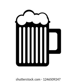 Foaming party drink icon