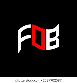 Diseño del logotipo del MANDO, logotipo simple y moderno del MANDO. Diseño de alfabeto de lujo FOB  