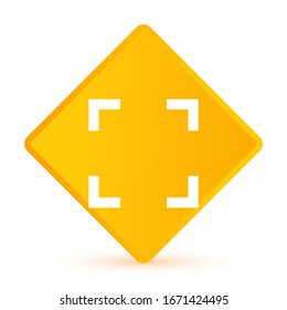 focus button vector line icon